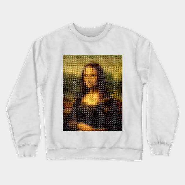 Brick Monalisa Crewneck Sweatshirt by WildSloths